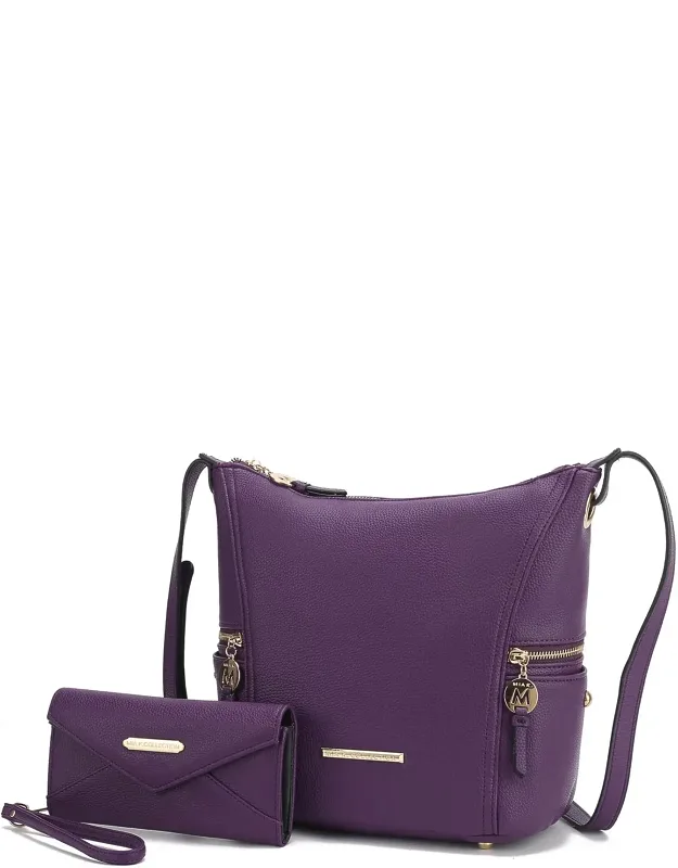Hobo Bag With Wallet - 2 Pcs