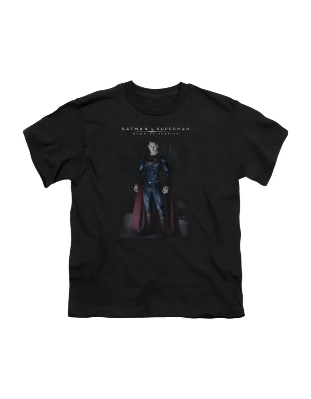 Batman V Superman Stand Tall Short Sleeve Youth Tee Stylish Easy