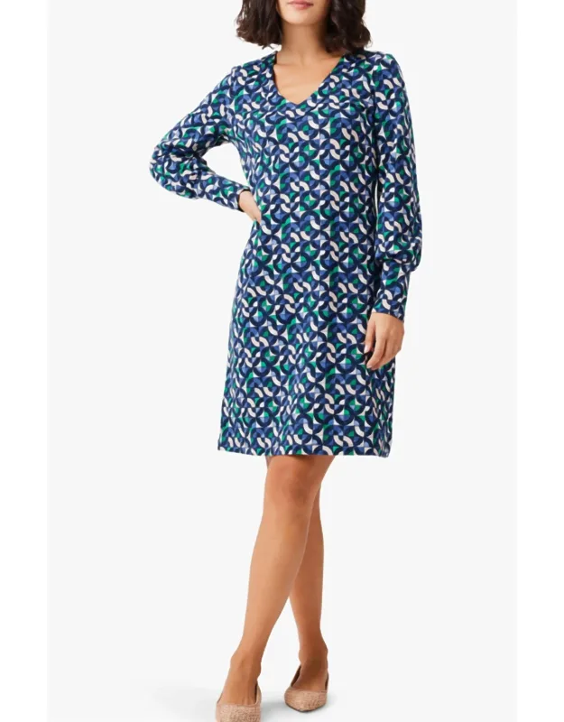 Geo Waves Dress