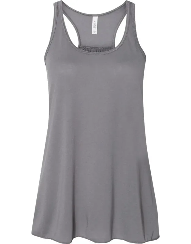 Flowy Racerback Tank - Relaxed, Drapey Fit, A-line Body