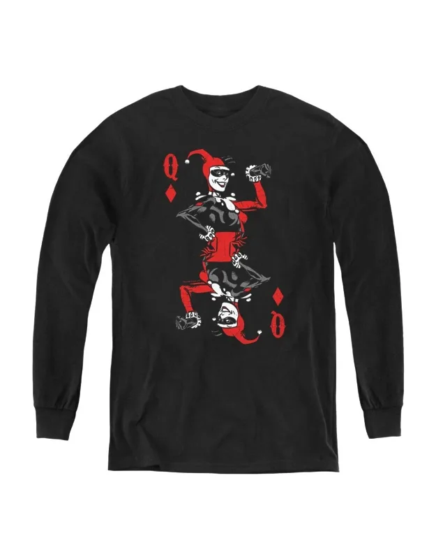Quinn Of Diamonds Long Sleeve Tee