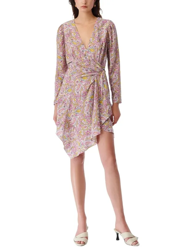 Silk Dress With Flowing Silhouette And Comfortable Lining