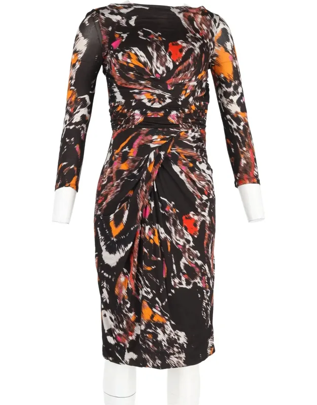 Printed Midi Dress