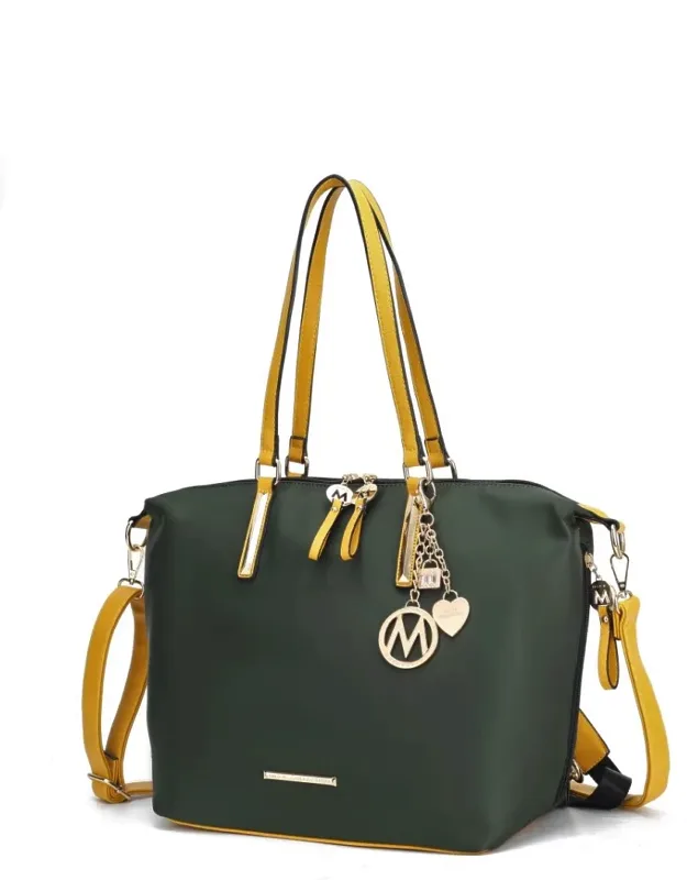 Layla Tote + Backpack With Spacious Interior And Hidden Shoe Compartment