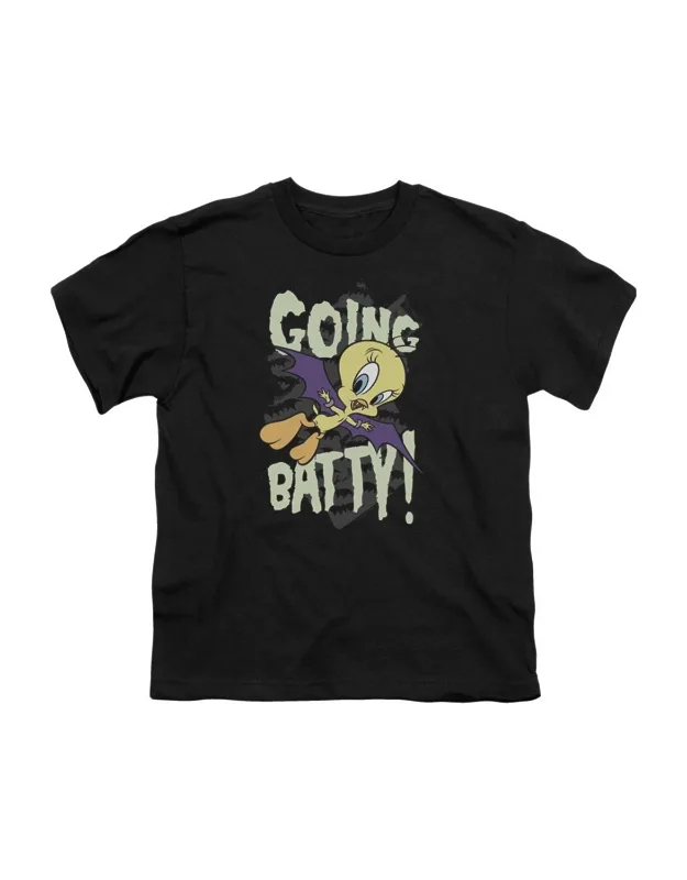 Looney Tunes Going Batty Short Sleeve Tee - Stylish For Everyday Wear