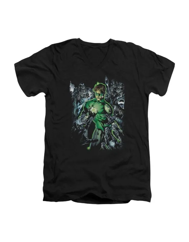 Surrounded By Death Short Sleeve V Neck Tee