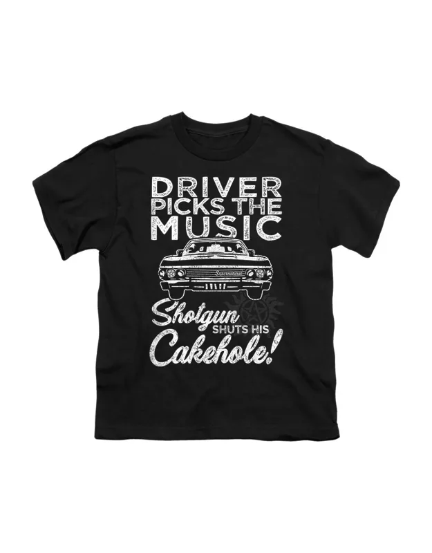Supernatural Driver Picks Music Short Sleeve Tee - 100% Cotton, Stylish Design