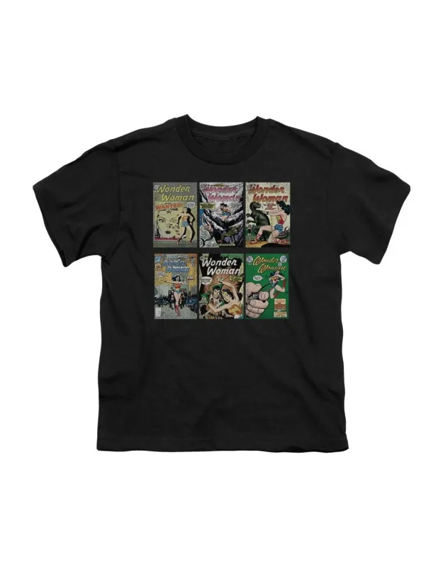 Dc Comics Wonder Woman Covers Short Sleeve Tee - Stylish For Everyday Wear