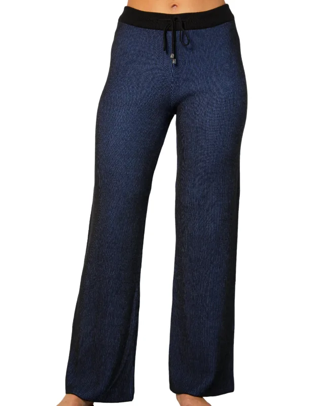 Two Toned Ribbed Pants