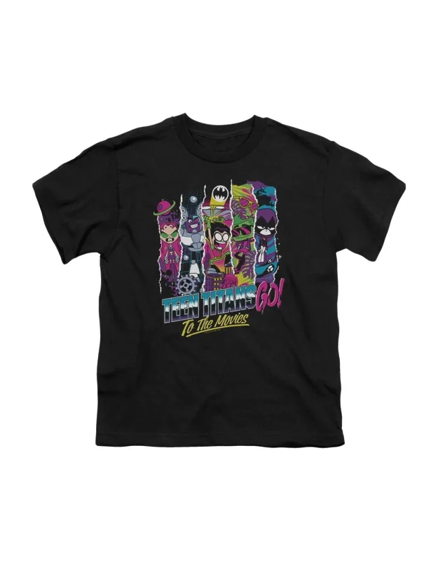 Teen Titans Go To The Movies Short Sleeve Youth Tee / T-shirt - Stylish And Great For Everyday Wear