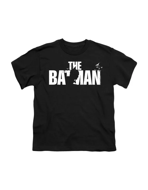 The Batman Silhouette Title Short Sleeve Tee - Stylish 100% Cotton