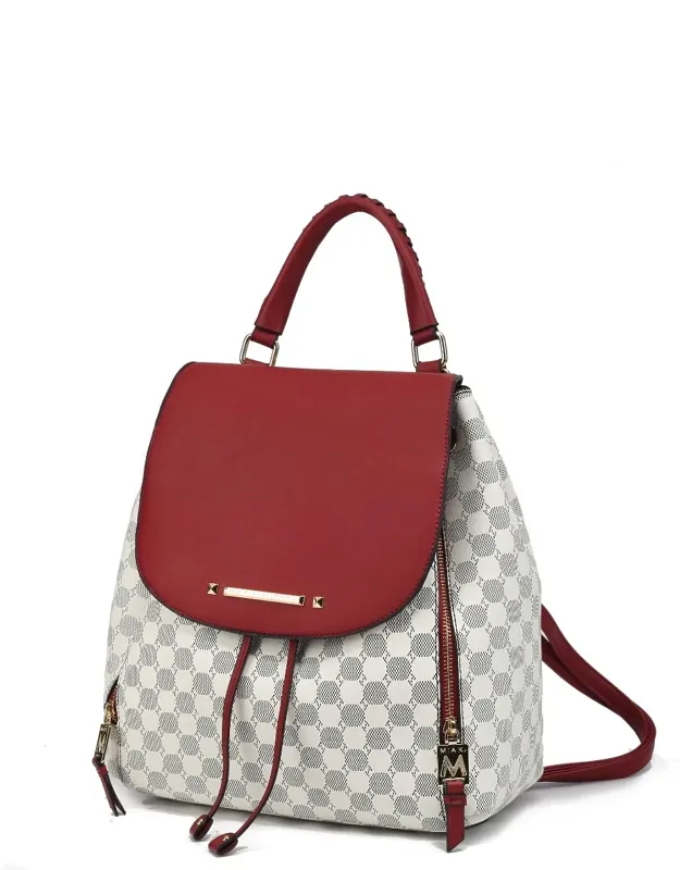 Circular Print Backpack