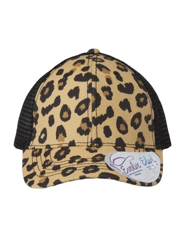 Infinity Her Modern Trucker Cap With Concealed Ponytail Opening And Moisture-management Sweatband