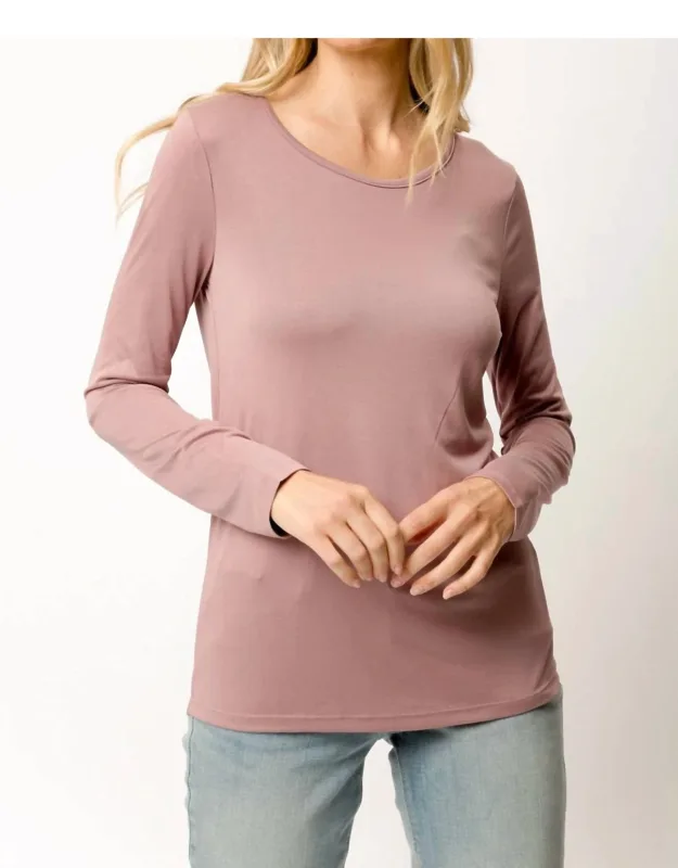 Cupro Modal Slim Top