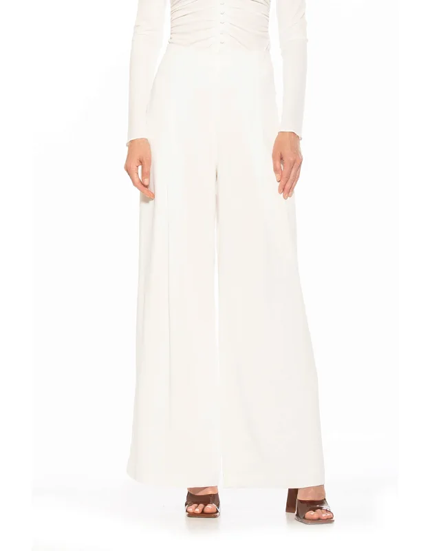 Elia Pants - Pleated High-waisted Trousers