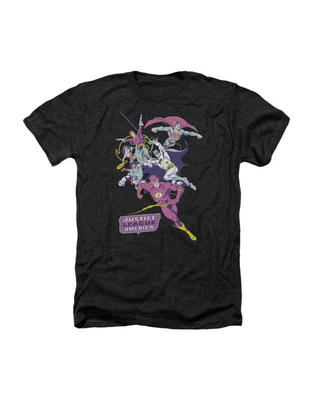 Justice League Of America Colorful League Tee