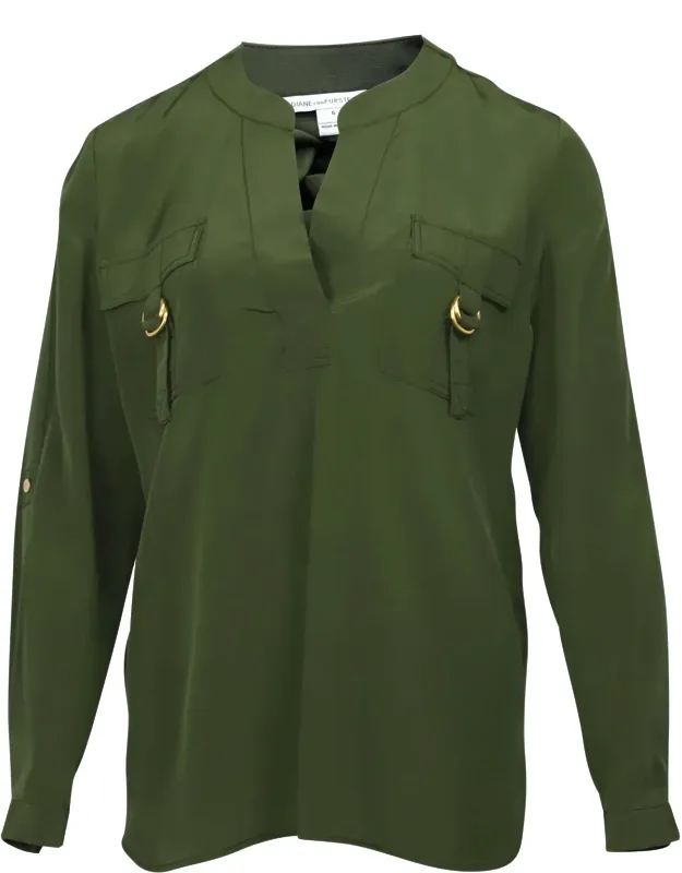 Two Pocket Tunic Blouse