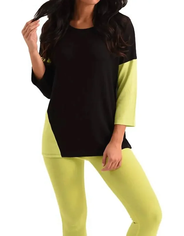 Mason 2 Tone Sleeve Kashmira Sweater