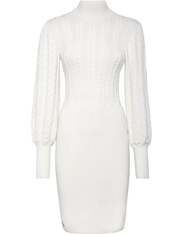 Wool Turtleneck Dress