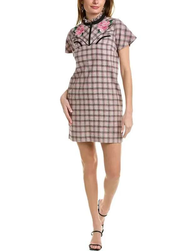 Dress - 100% Cotton, Checks Pattern, Comfortable, Imported, Easy To Clean