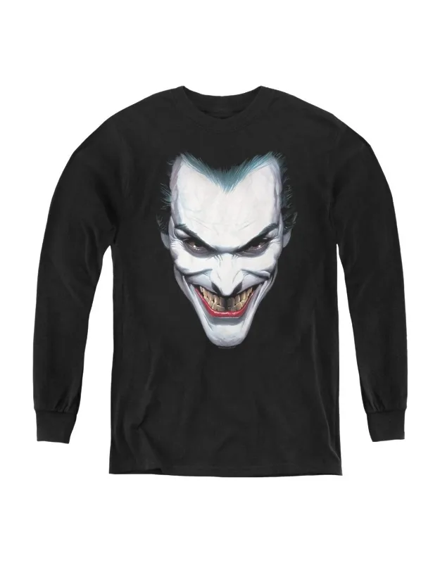 Batman Joker Portrait Long Sleeve Tee