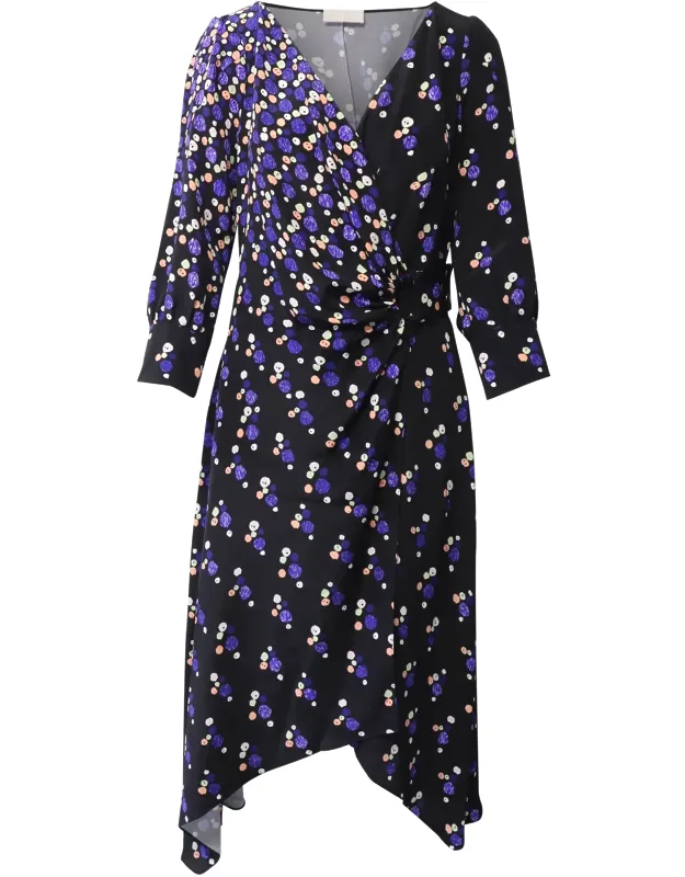 Printed Wrap Dress