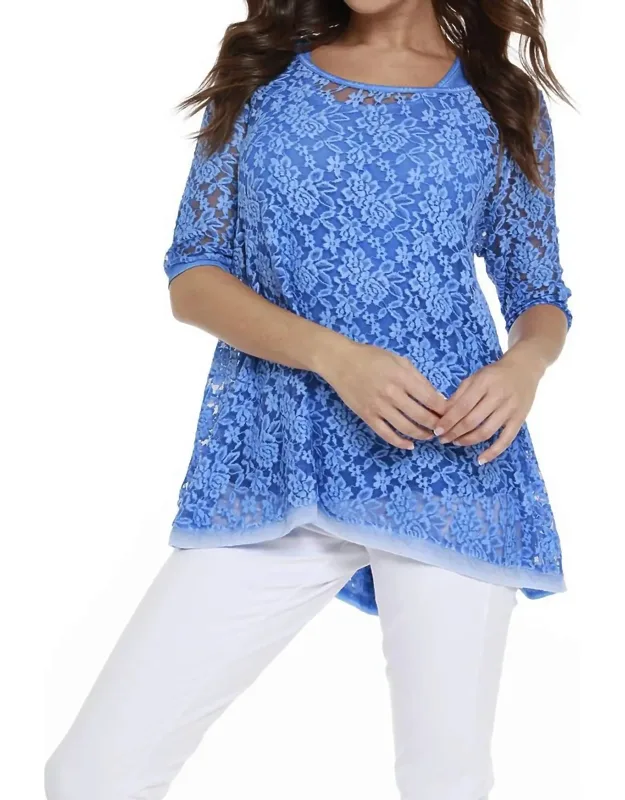 Lace 3/4 Sleeve Tunic