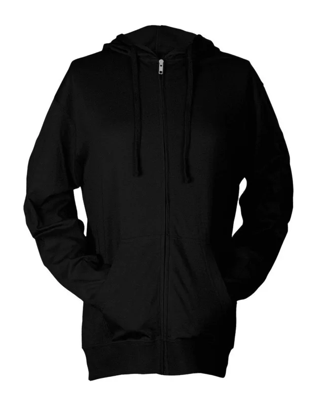 Beach Full-zip Hooded Long Sleeve T-shirt