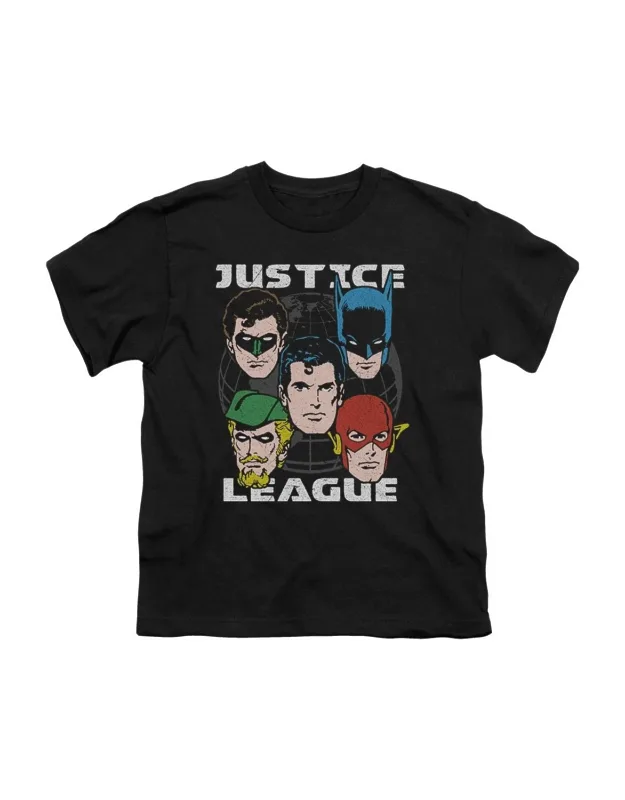 Justice League Of America Head Of States Short Sleeve Tee - Stylish For Everyday Wear