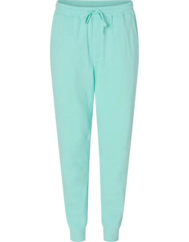 Midweight Fleece Pants With Elastic Waistband And Jersey Lined Pockets