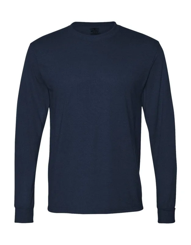 Dri-power Performance Long Sleeve T-shirt With Moisture Management And Odor Control