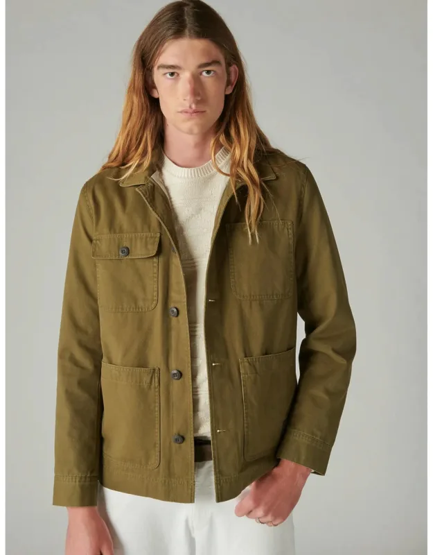 Featured In A Heavy Cotton Fabric, Takes Inspiration From Traditional Workwear Styles