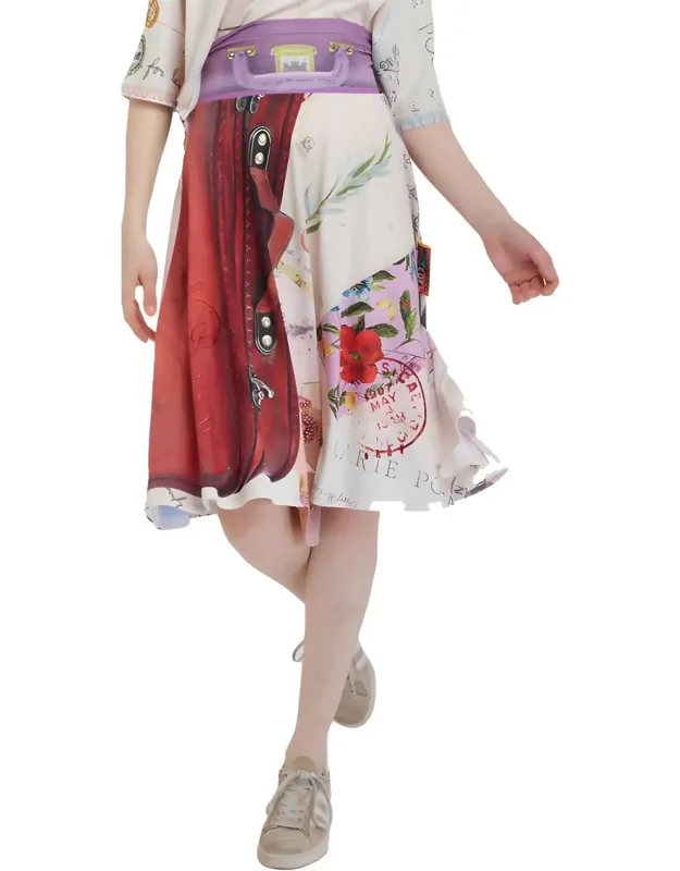 Let's Go High Waist Skirt