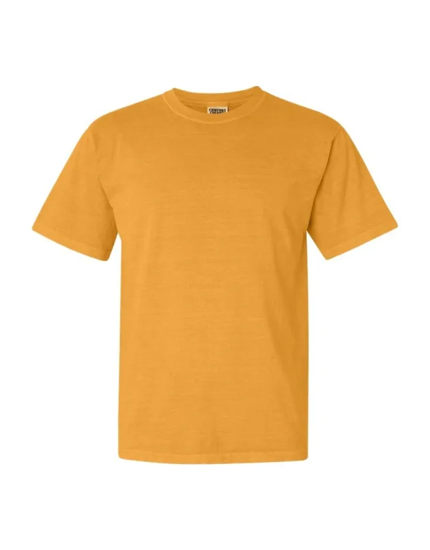 Comfort Colors Garment-dyed Heavyweight T-shirt, Relaxed Fit, Twill Taped Neck And Shoulders