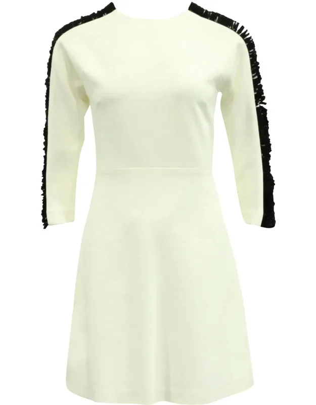 Sleeve Embellished Shift Dress