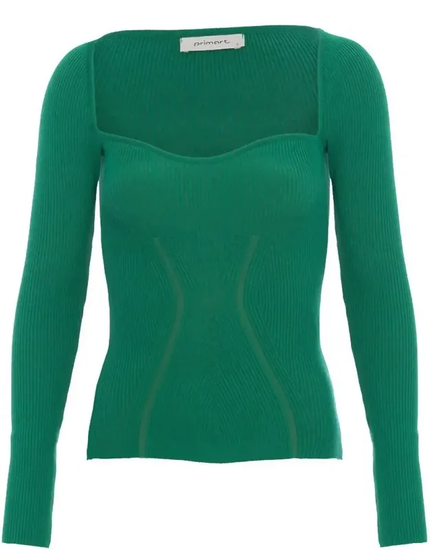 Celine Top Long Sleeve Knit Top