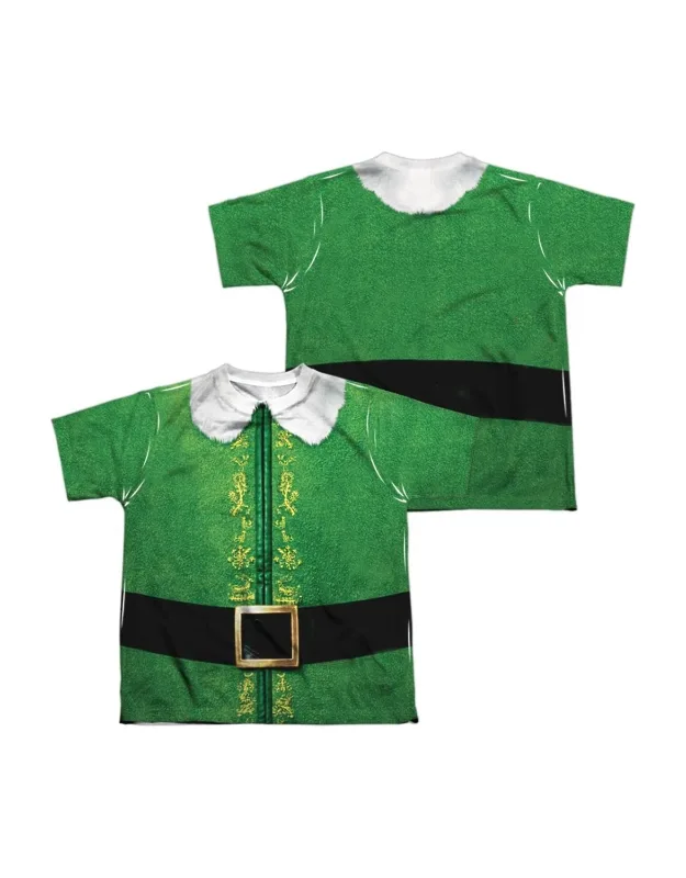 Elf Buddy Costume Short Sleeve Poly Crew Tee