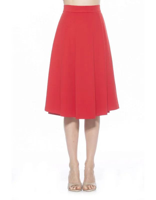 Theana Pleated Midi Skirt