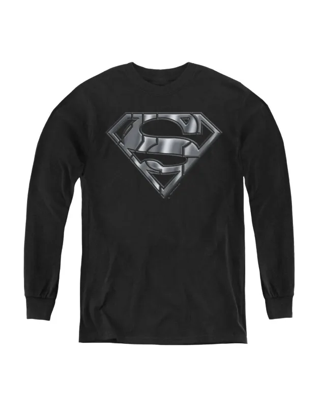 Superman Mech Shield Long Sleeve Tee
