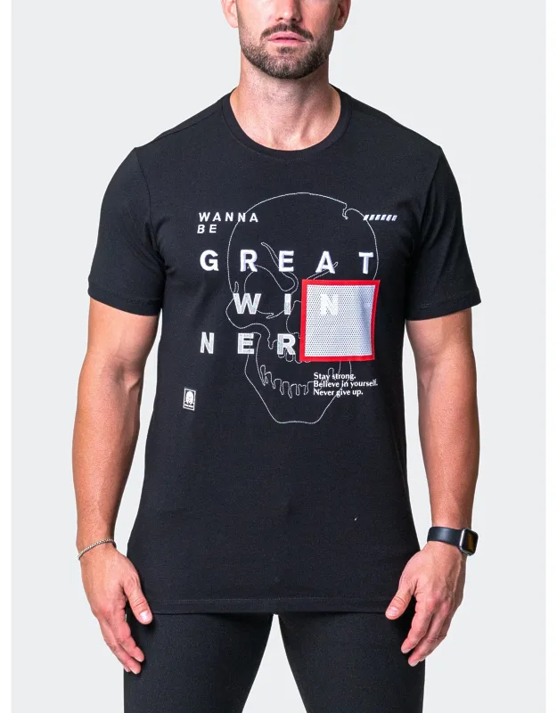 Tee Great Black Luxe Cotton Tee