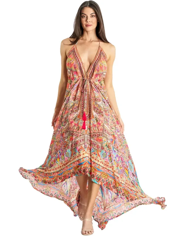 Minka Halter Maxi Dress