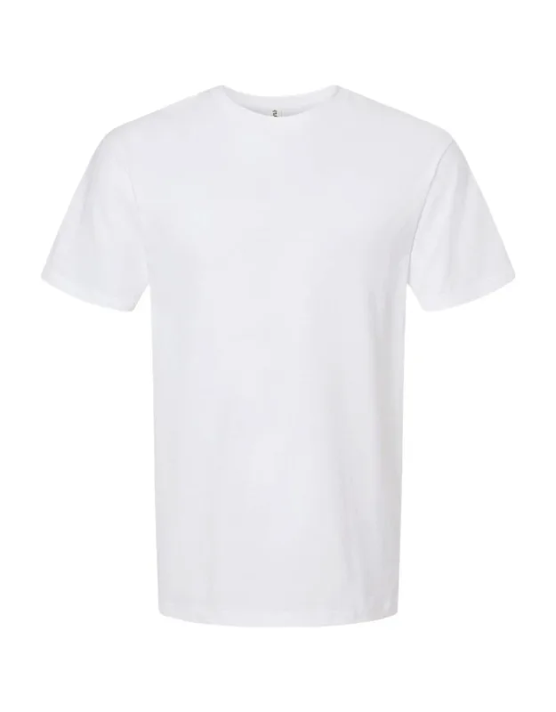 Tultex Jersey T-shirt With Reactive-dyed Fabric And Pre-washed Finish