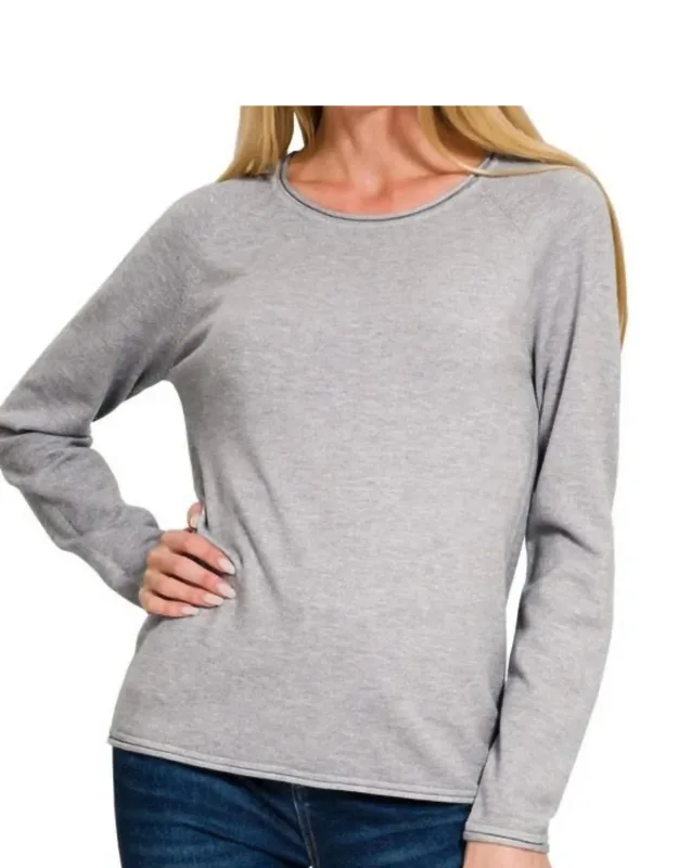 Round Neck Basic Sweater