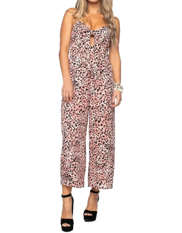 Animal Print Jumpsuit