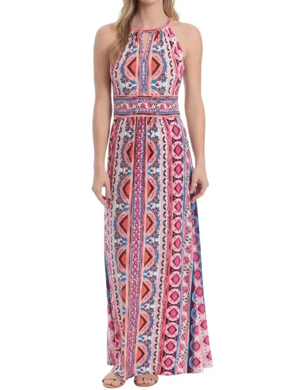 Geometric Maxi Dress