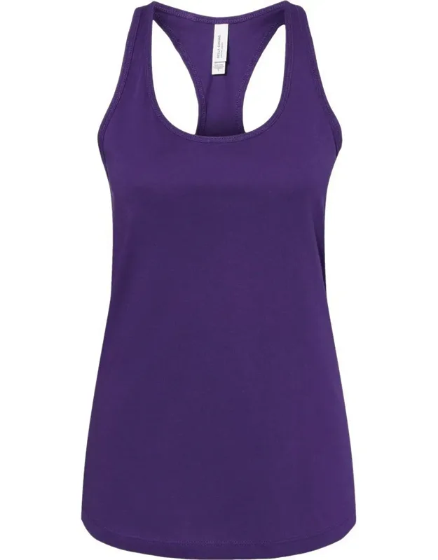 Jersey Racerback Tank, 100% Airlume Combed And Ringspun Cotton, Relaxed Fit