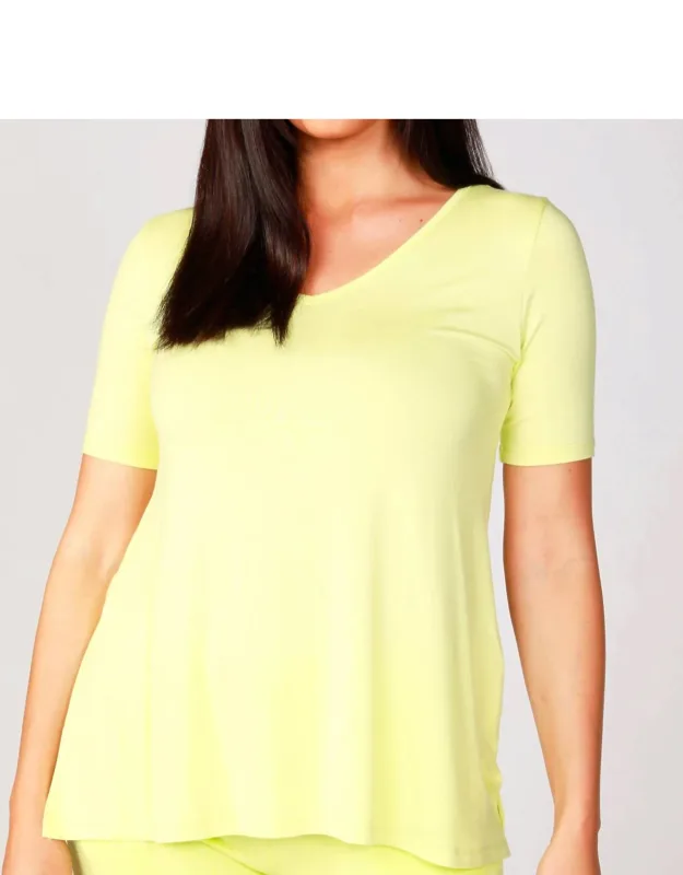 Short Sleeve V-neck T-shirt