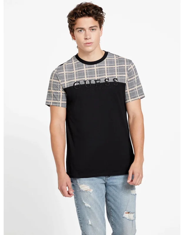 Plaid Logo Tee