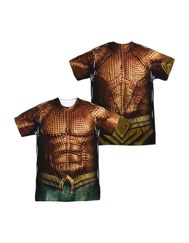 Aquaman Uniform Short Sleeve Poly Crew Tee