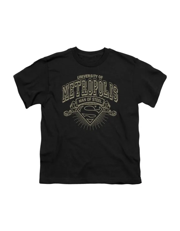 Superman University Of Metropolis Short Sleeve Tee - Stylish For Everyday Wear
